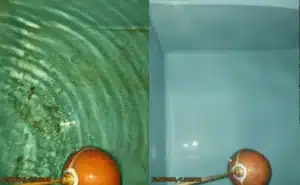 Storage Water Tank Cleaning Dublin before and after cleaning