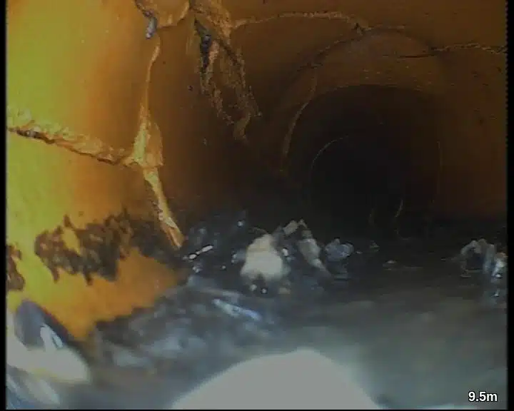 CCTV Drain Surveys Dublin camera inspecting underground drainage pipework
